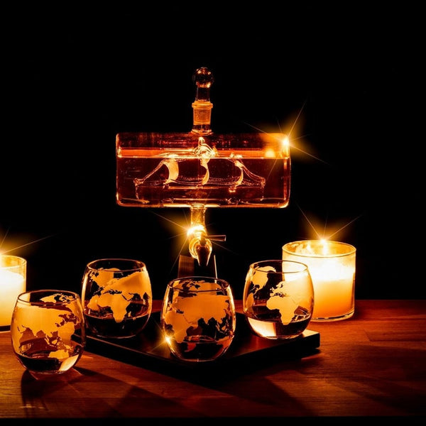 unique whiskey decanters