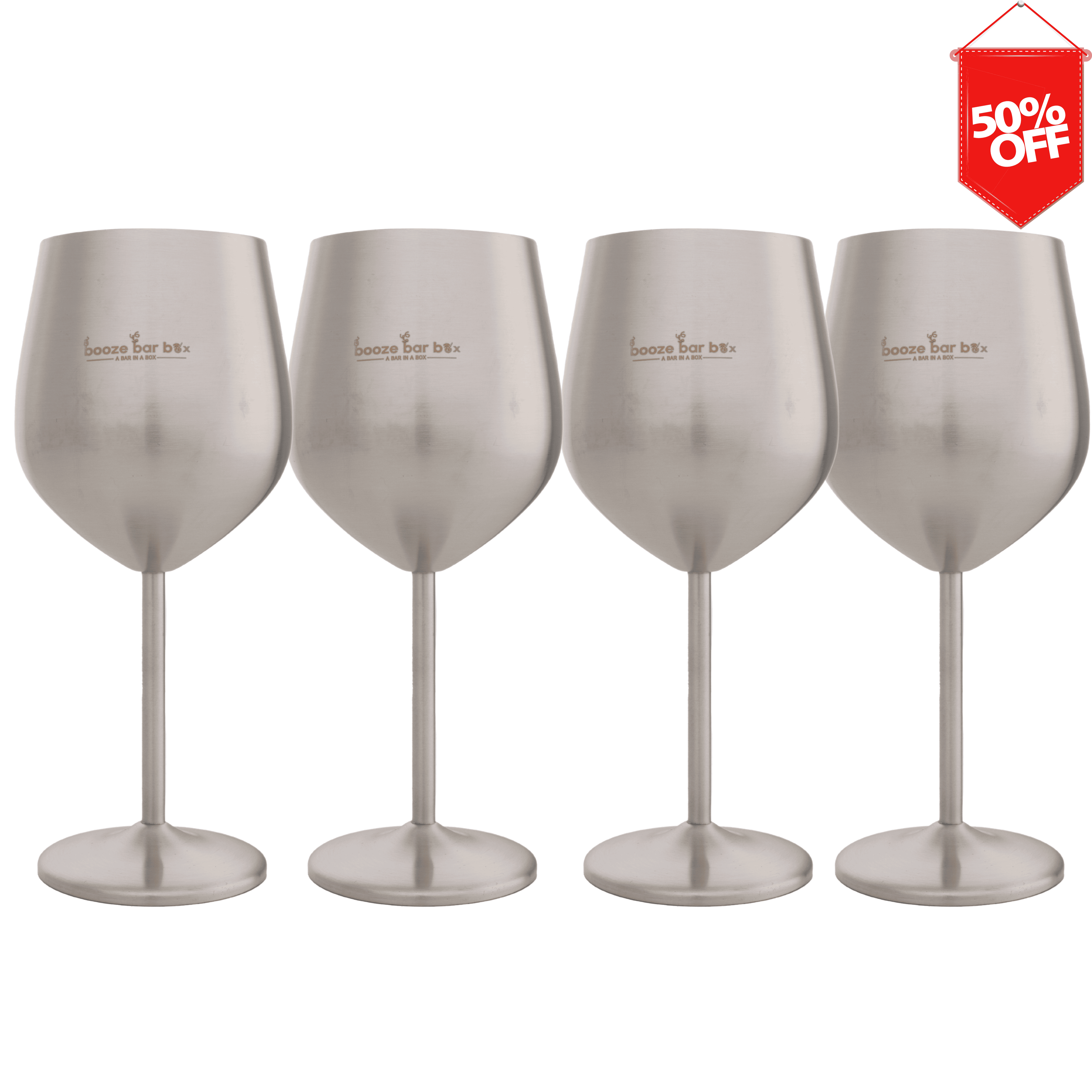 stainless steel wine glass 
