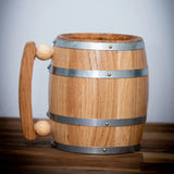 One Piece Wooden Barrel Mug