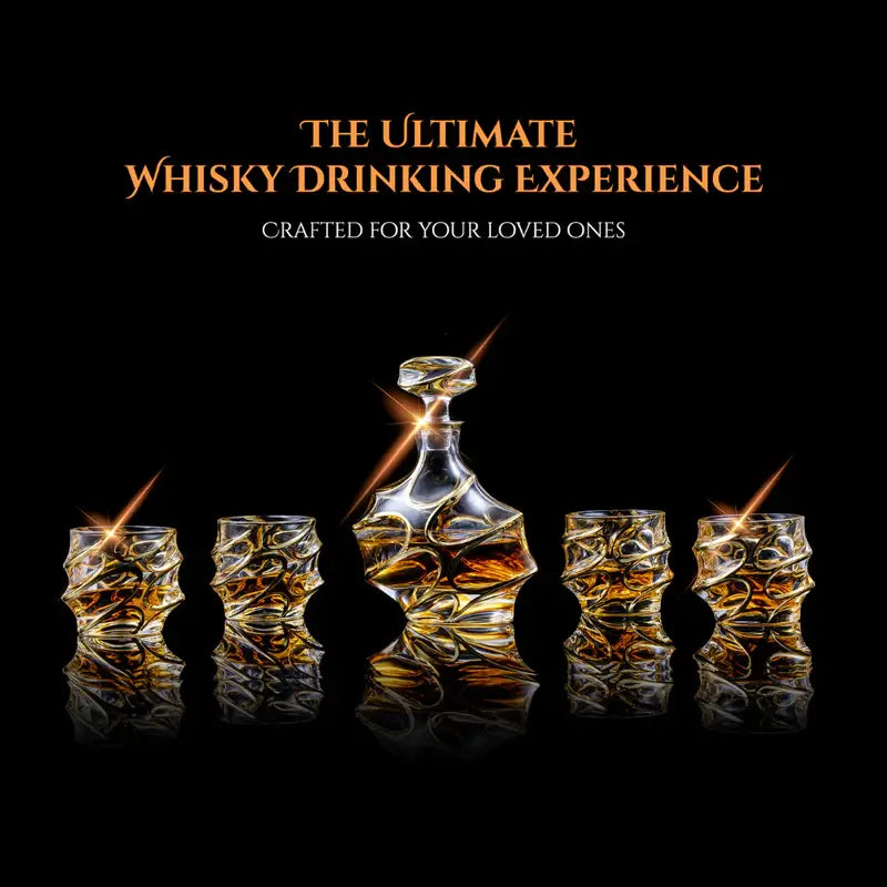 luxury whiskey decanter set2