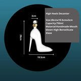 Don Vassie Exquisite High Heels Shaped Decanter 750ml - Don Vassie Decanters