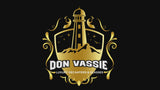 Don Vassie Etched Globe Whisky Decanter Set + 2 Whisky Glasses 10 Oz